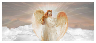 DNSEMP-L-118-BZ Angel Clouds Bronze